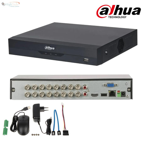 Dahua DH-XVR5116HS-I3 16 analoge BNC-video-ingangen voor HDCVI, HDTVI, AHD en analoge signalen