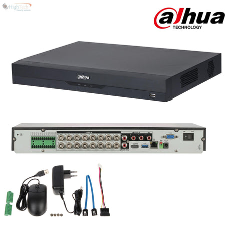 Dahua DH-XVR5216A-4KL-I3 16-kanaals BNC-video-ingangen voor HDCVI, HDTVI, AHD en analoog