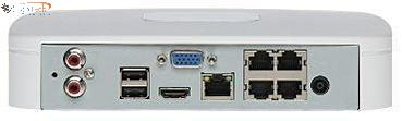 Dahua DHI-NVR4104-P-EI/1TB 4 PoE en 1TB HDD