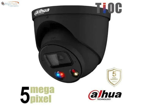 Dahua HDW3549HP-AS Zwart 5 megapixel TiOC IP - WizSense - Actieve afschrikking