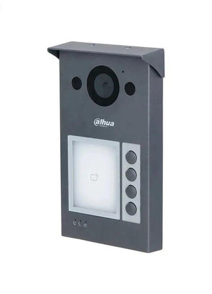 VTO3312Q-P, Video Intercom 4 knops buitenpost PoE en 2-draads met Proximity regen kap meegeleverd
