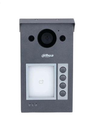 VTO3312Q-P, Video Intercom 4 knops buitenpost PoE en 2-draads met Proximity regen kap meegeleverd