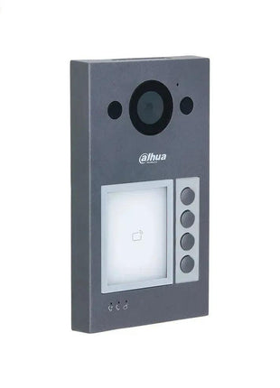 VTO3312Q-P, Video Intercom 4 knops buitenpost PoE en 2-draads met Proximity regen kap meegeleverd