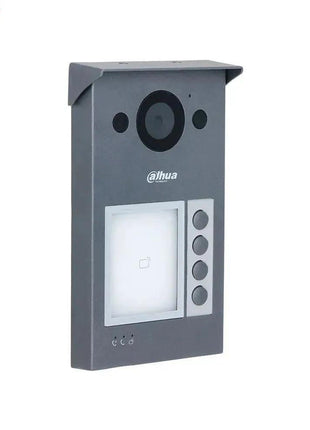 VTO3312Q-P, Video Intercom 4 knops buitenpost PoE en 2-draads met Proximity regen kap meegeleverd