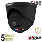 Dahua 5 megapixel TiOC IP - WizSense - Actieve afschrikking- HDW3549HP-AS Zwart